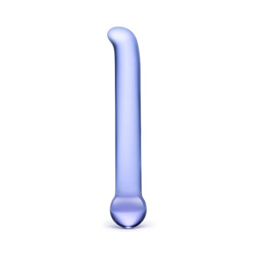 Glas 6.75 In. Purple G-Spot Tickler Glass Dildo - Image 2