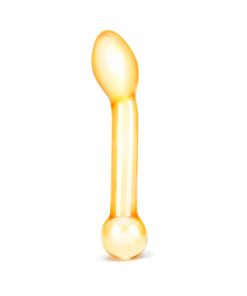 Glas 7 In. Honey Dripper Anal Slider Prostate Stimulating Glass Dildo