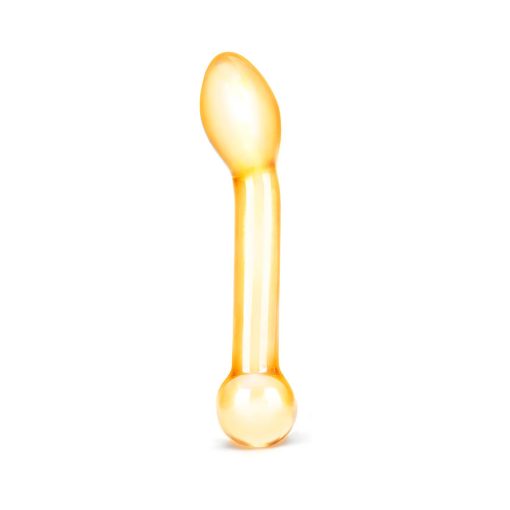 Glas 7 In. Honey Dripper Anal Slider Prostate Stimulating Glass Dildo - Image 2
