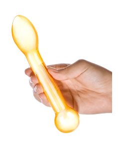 Glas 7 In. Honey Dripper Anal Slider Prostate Stimulating Glass Dildo