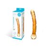 Glas 7.5 In. Orange Tickler Glass Dildo
