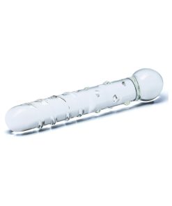 Glas 7 In. Callisto Clear Glass Dildo
