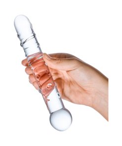 Glas 7 In. Callisto Clear Glass Dildo