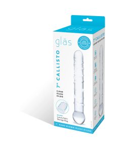 Glas 7 In. Callisto Clear Glass Dildo
