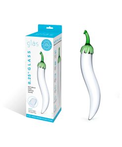 Glas 8.25 In. Glass Naturals Chili Pepper Dildo