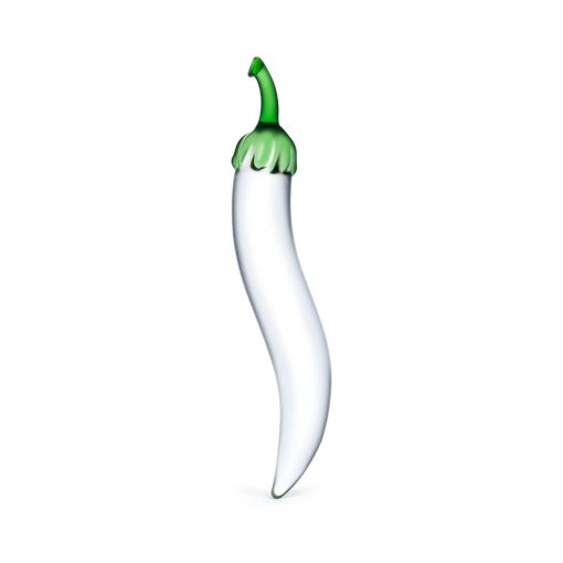 Glas 8.25 In. Glass Naturals Chili Pepper Dildo - Image 2