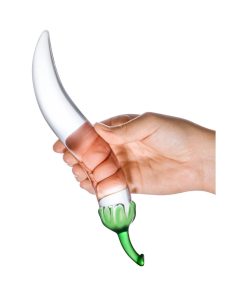 Glas 8.25 In. Glass Naturals Chili Pepper Dildo