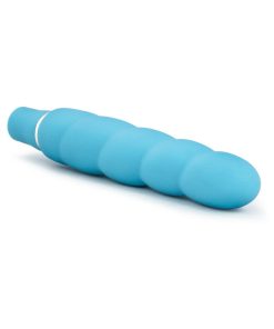 Luxe Anastasia Silicone Slimline Vibrator Aqua