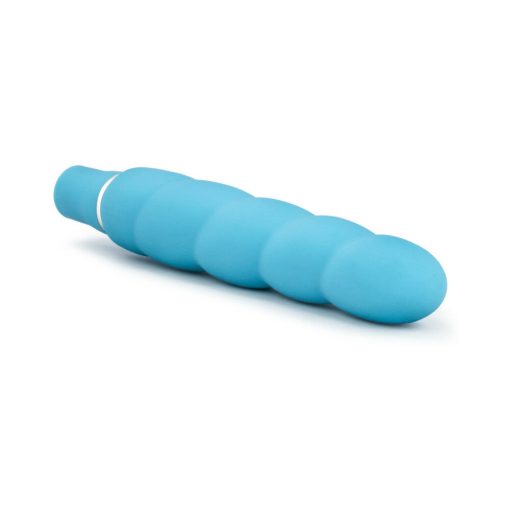 Luxe Anastasia Silicone Slimline Vibrator Aqua - Image 3