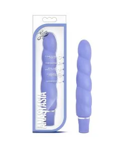Luxe Anastasia Silicone Slimline Vibrator Periwinkle
