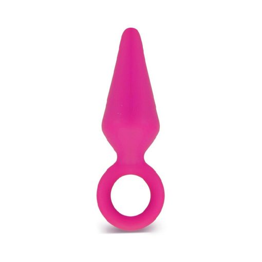 Luxe Candy Rimmer Small Silicone Anal Plug Pink - Image 2