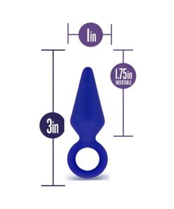 Luxe Candy Rimmer Small Silicone Anal Plug Blue