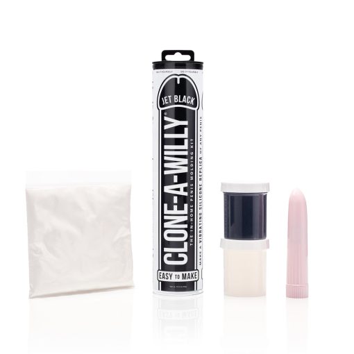 Clone-A-Willy Diy Vibrating Dildo Kit Jet Black - Image 2