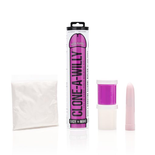 Clone-A-Willy Diy Vibrating Dildo Kit Neon Purple - Image 2