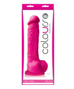 Colours Pleasures 8 In. Dildo Pink