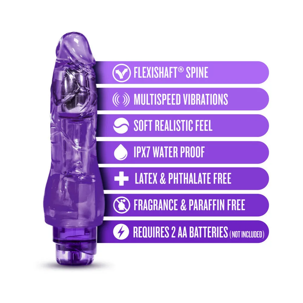 Naturally Yours Fantasy Vibe Realistic 8.5 In. Vibrating Dildo Purple 5 Naturally Yours Fantasy Vibe Realistic 8.5 In. Vibrating Dildo Purple - Image 5