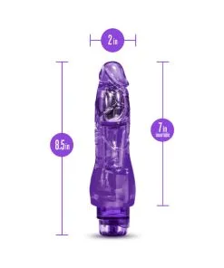 Naturally Yours Fantasy Vibe Realistic 8.5 In. Vibrating Dildo Purple 13 Naturally Yours Fantasy Vibe Realistic 8.5 In. Vibrating Dildo Purple