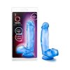 B Yours Sweet 'N Hard 1 Realistic 7 In. Dildo With Balls Blue