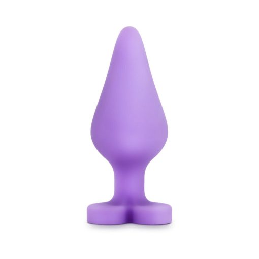 Play With Me Naughty Candy Hearts 'Do Me Now' Anal Plug Purple - Image 2