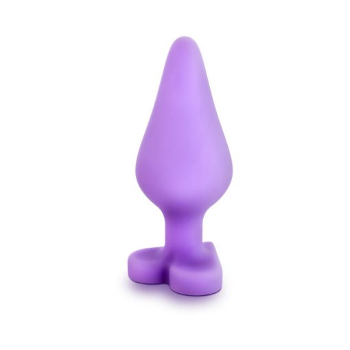 Play With Me Naughty Candy Hearts 'Do Me Now' Anal Plug Purple - Image 3