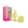 Play With Me Naughty Candy Hearts 'Spank Me' Anal Plug Yellow