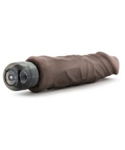 Au Naturel Home Wrecker 9.5 In. Dual Density Vibrating Dildo Brown