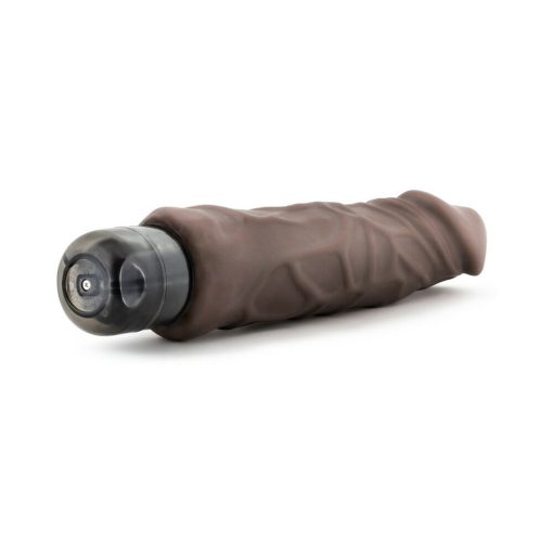 Au Naturel Home Wrecker 9.5 In. Dual Density Vibrating Dildo Brown - Image 5