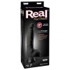 Real Feel Deluxe No. 7 Realistic 9 In. Vibrating Dildo With Balls And Suction Cup Black