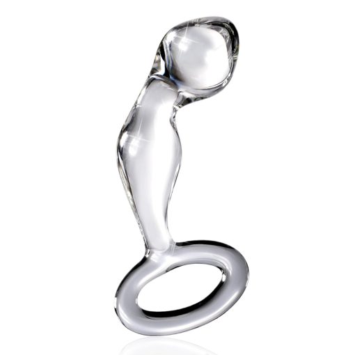 Icicles No. 46 Glass Prostate Massager 3.5 In. Clear - Image 2