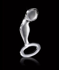Icicles No. 46 Glass Prostate Massager 3.5 In. Clear