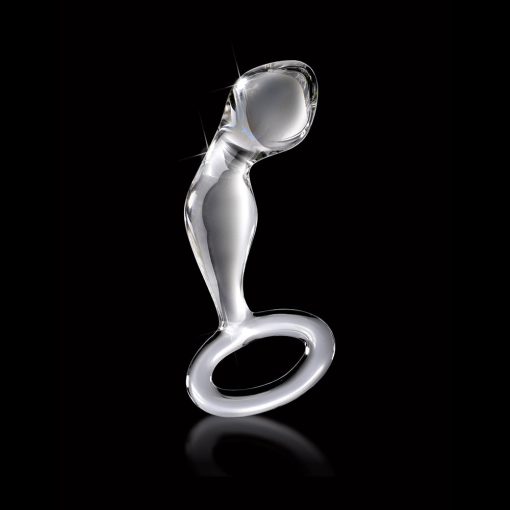 Icicles No. 46 Glass Prostate Massager 3.5 In. Clear - Image 3