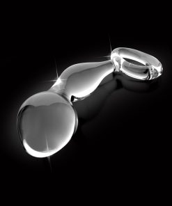 Icicles No. 46 Glass Prostate Massager 3.5 In. Clear