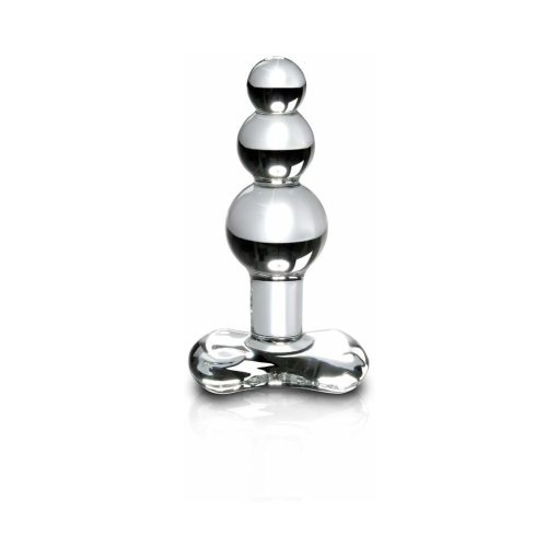 Icicles No. 47 Beaded 4 In. Glass Anal Plug Clear - Image 2