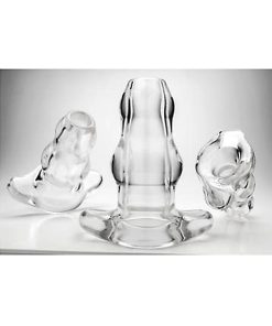 Double Tunnel Plug - Clear - Medium