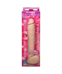 Naturals 12In. Dong With Balls (Flesh)