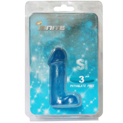 Si 3In Cock With Balls Blue