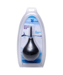 Cleanstream Thin Tipped Enema Bulb Black