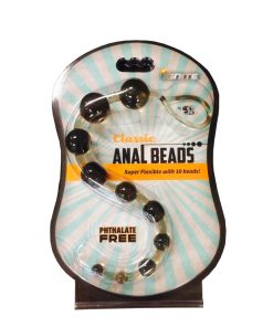 Si Classic Anal Beads (Black)