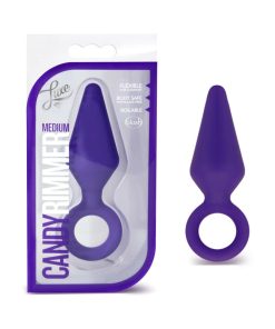 Luxe Candy Rimmer Medium Silicone Anal Plug Purple