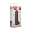 Bust It Squirting Realistic Cock Brown W/1Oz Nut Butter