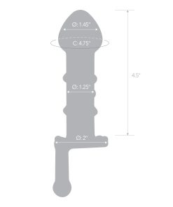Glas 6.5 In. Candy Land Juicer Rotating Dildo