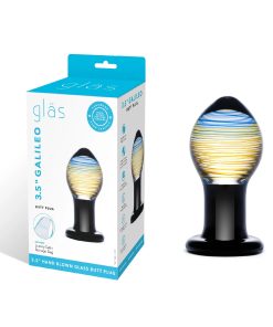 Glas 3.5 In. Galileo Glass Butt Plug
