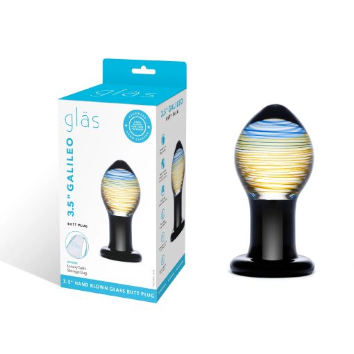 Glas 3.5 In. Galileo Glass Butt Plug