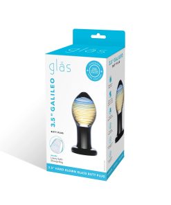 Glas 3.5 In. Galileo Glass Butt Plug