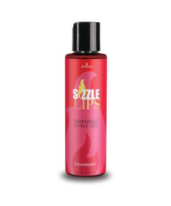 Sensuva Sizzle Lips Warming Edible Gel Strawberry 4.2 Oz.