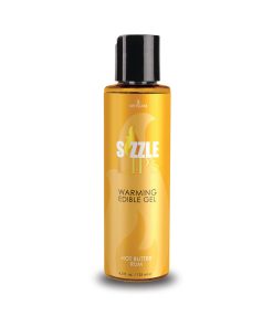Sensuva Sizzle Lips Warming Edible Gel Hot Butter Rum 4.2 Oz.