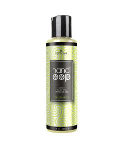 Sensuva Handipop Edible Hand Job Massage Gel Green Apple 4.2 Oz.