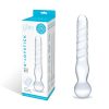 Glas 8 In. Joystick Clear Glass Dildo