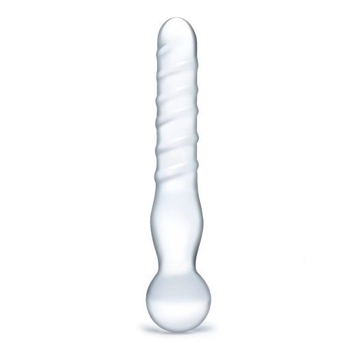 Glas 8 In. Joystick Clear Glass Dildo - Image 2