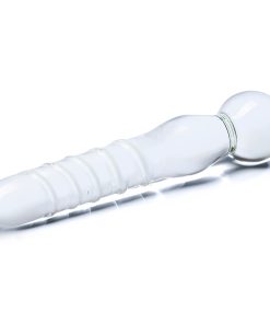 Glas 8 In. Joystick Clear Glass Dildo